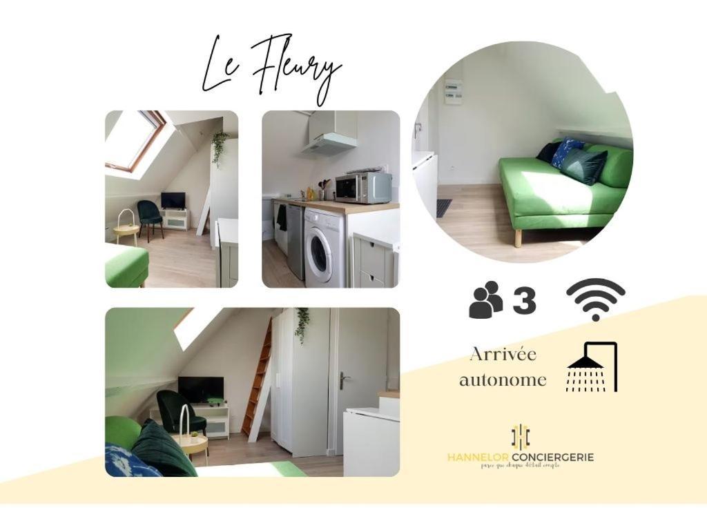 Le Fleury - Studio Calme Proche De Rouen Deville-les-Rouen Exterior photo